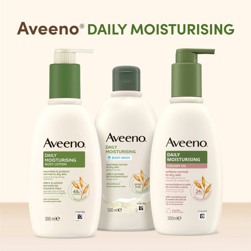 Aveeno Daily Moisturising Body Wash intenzivně vyživující sprchový krém 500 ml (obrázek 7)