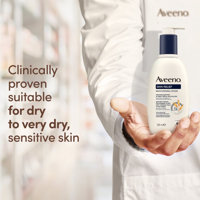 Aveeno Skin Relief Nourishing Lotion hydratační tělové mléko pro velmi suchou pokožku 300 ml (obrázek 7)