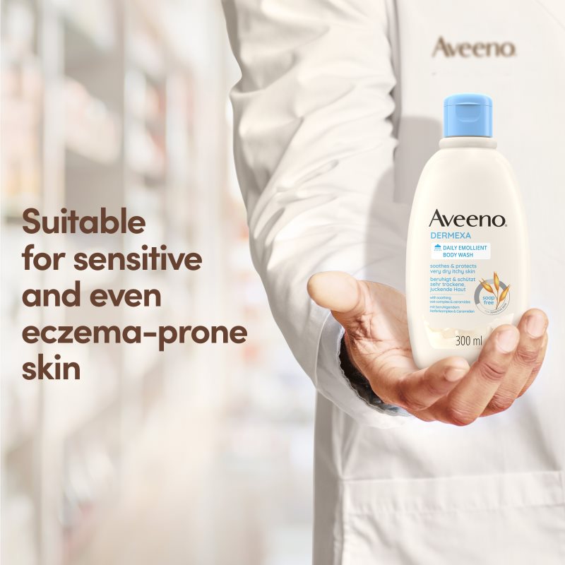 Aveeno Dermexa Daily Emollient Body Wash zklidňující sprchový gel 300 ml (obrázek 5)