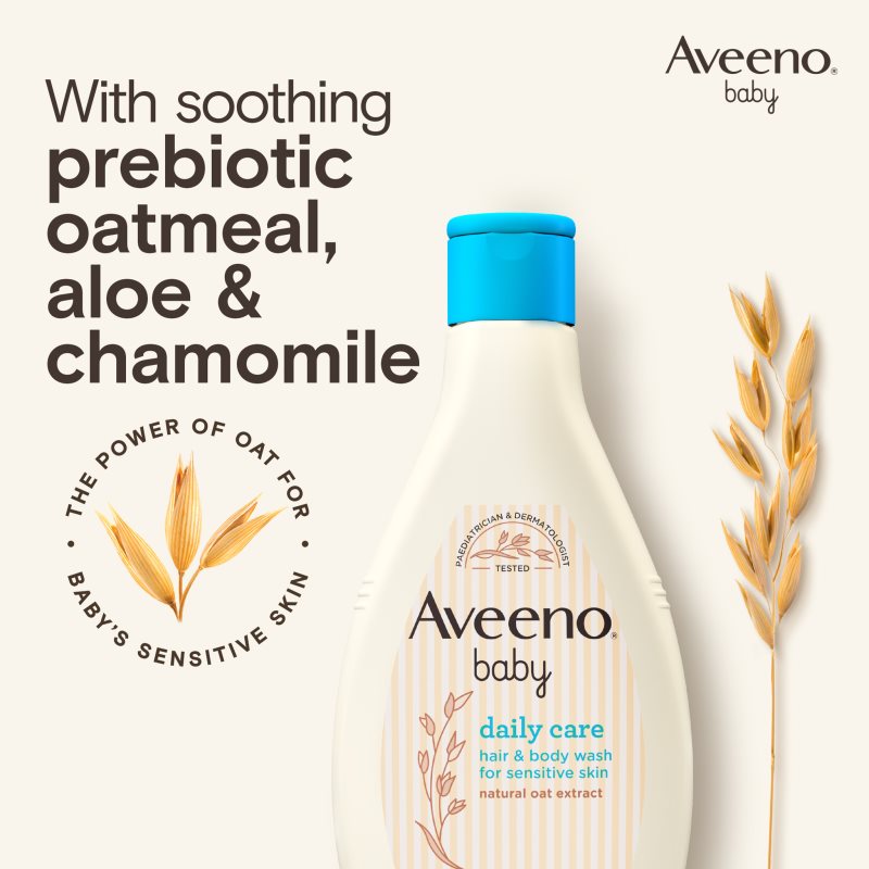 Aveeno Baby Daily Care sprchový a koupelový gel pro děti 400 ml (obrázek 5)