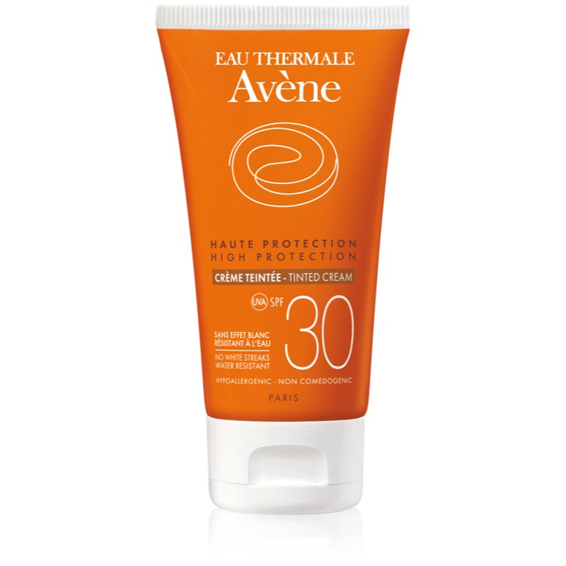

Avène Sun Sensitive сонцезахисний тонуючий крем для шкіри обличчя SPF 30