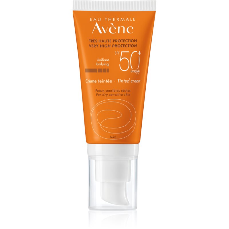 

Avène Sun Sensitive тонуючий захисний крем для сухої та чутливої шкіри SPF 50