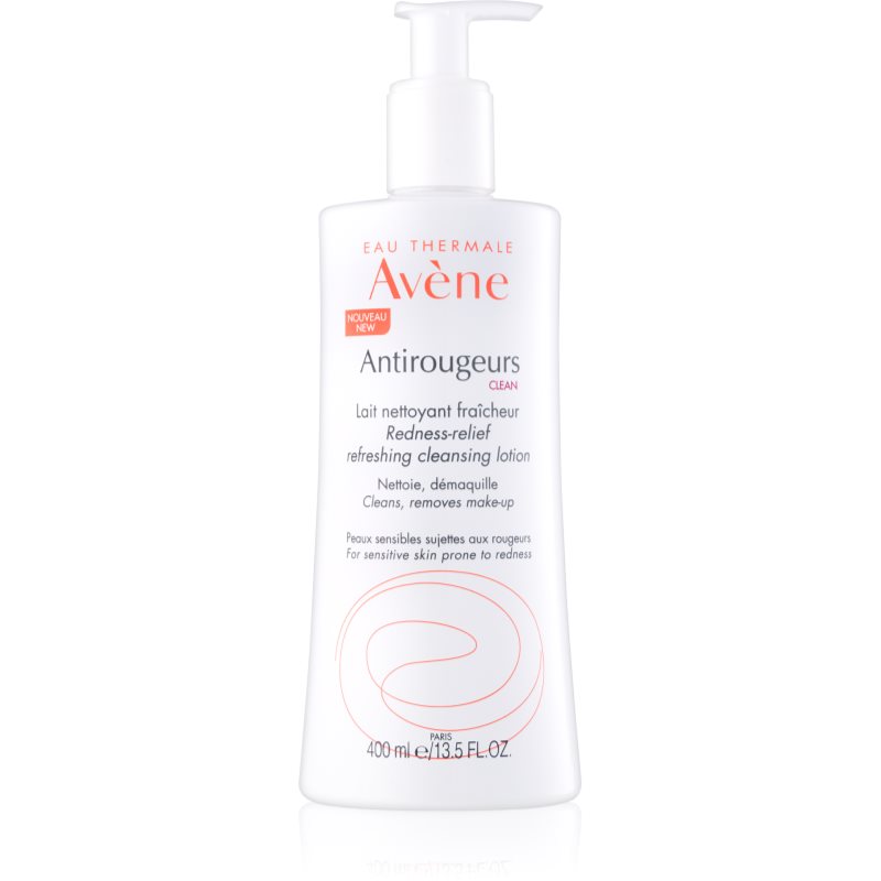 Avène Antirougeurs čisticí mléko zmírňující začervenání pleti 400 ml