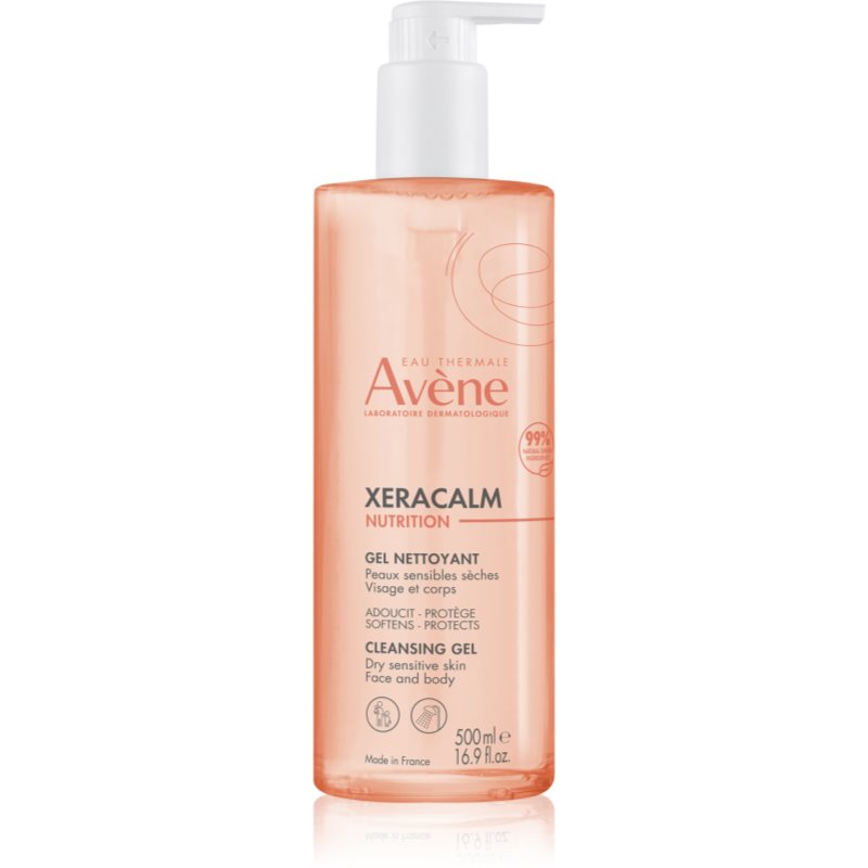 Avene XeraCalm Nutrition gentle cleansing gel for dry and sensitive skin 500 ml
