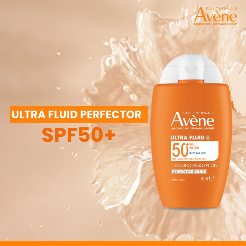 Avène Sun Ultra Fluid Perfector lehký tónovací fluid SPF 50+ 50 ml