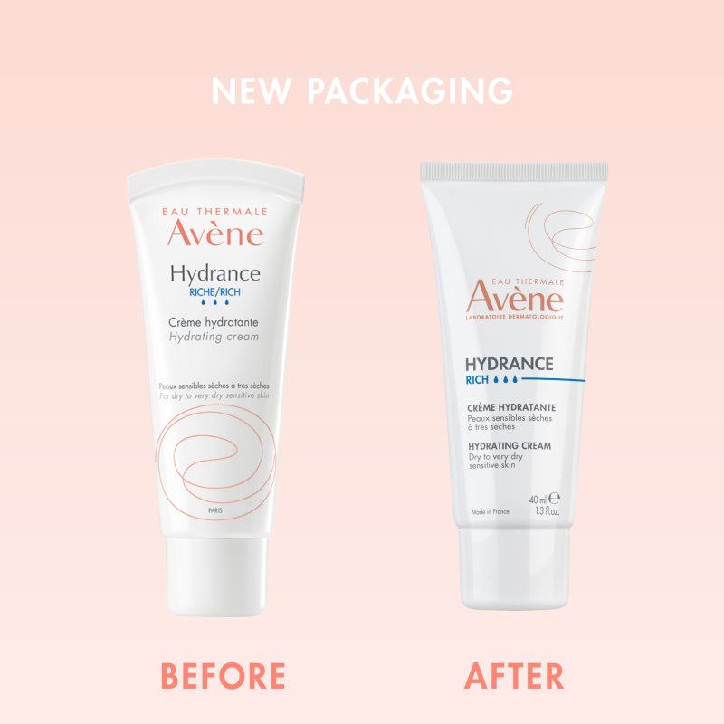 Avène Hydrance Rich Hydrating Cream feuchtigkeitsspendende Creme für trockene und sehr trockene Haut 40 ml