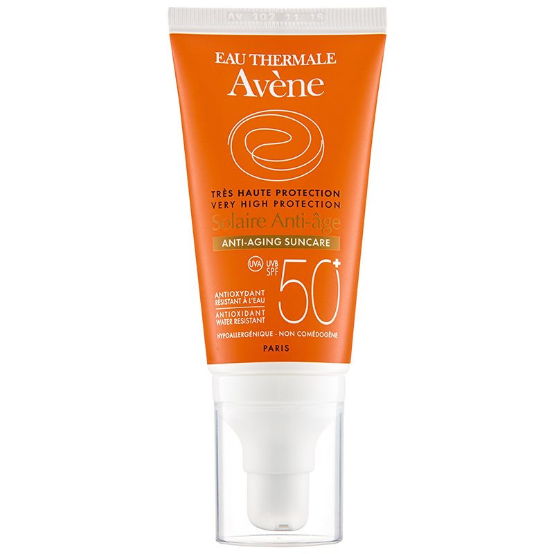 Avène Sun Anti-Age zaščitna krema za obraz proti gubam SPF 50+ 50 ml