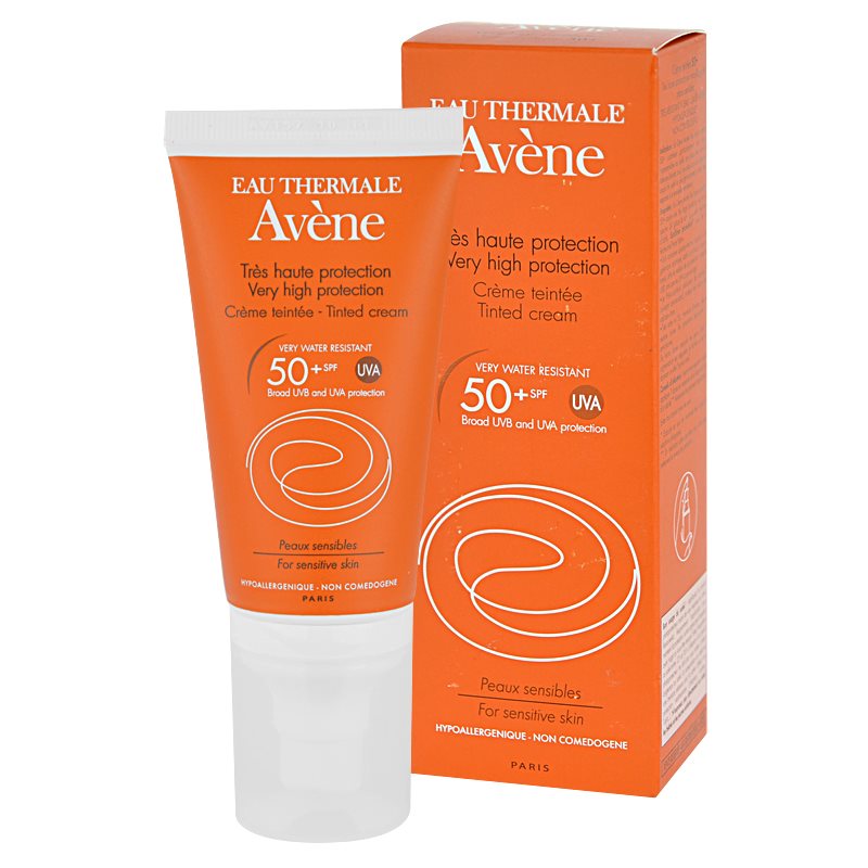 

Avène Sun Sensitive тонуючий крем для засмаги SPF 50