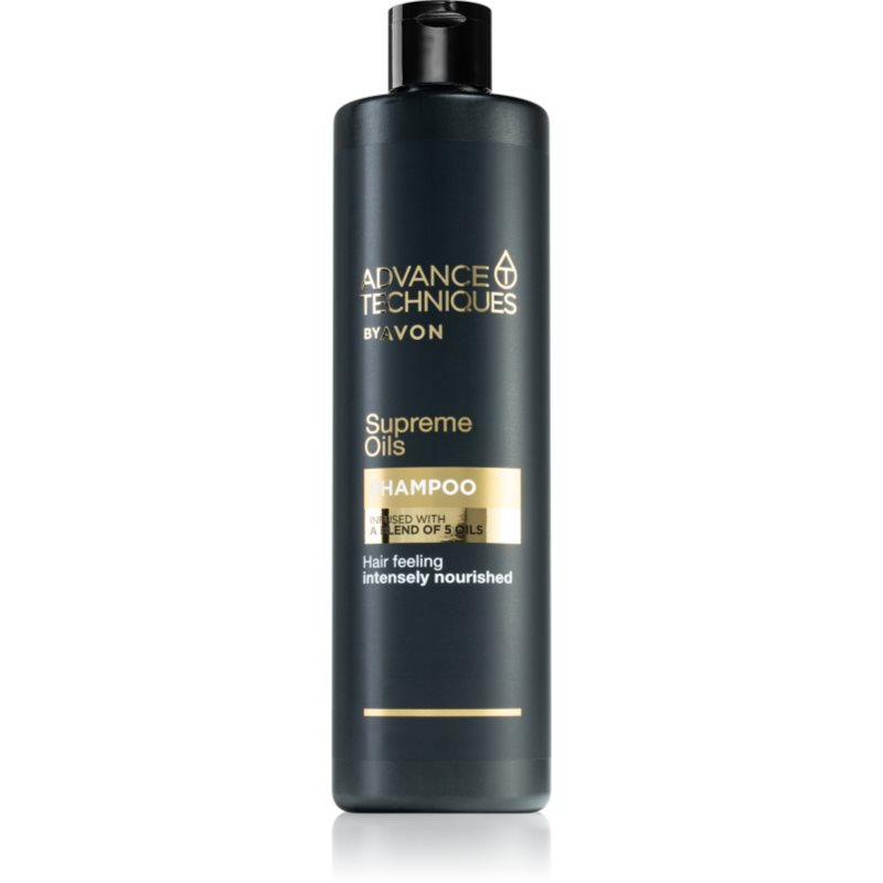 

Avon Advance Techniques Supreme Oils інтенсивний поживний шампунь з розкішними маслами для всіх типів волосся