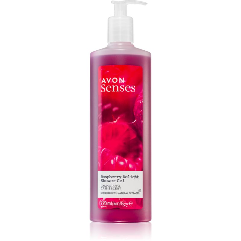 Avon Senses Raspberry Delight pflegendes Duschgel 720 ml