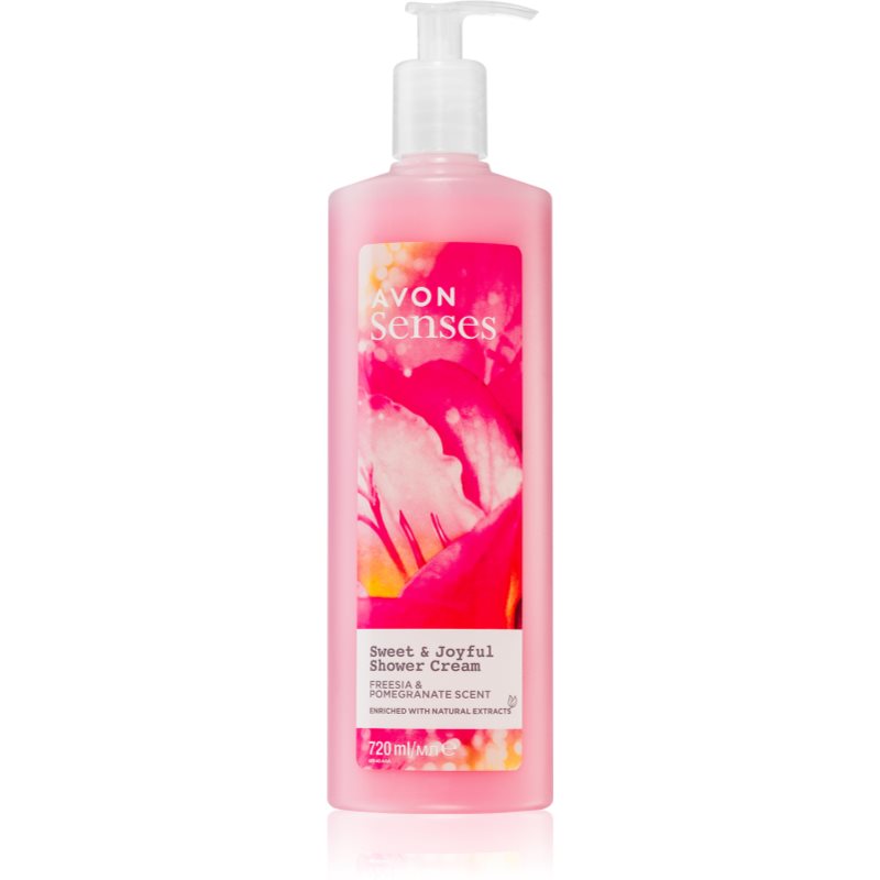 Avon Senses Sweet & Joyful feuchtigkeitsspendendes Duschgel 720 ml