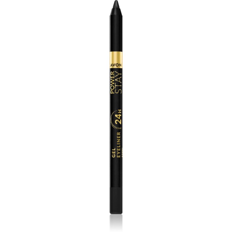 Avon Power Stay 24h gelasti svinčnik za oči odtenek Black 1,2 g