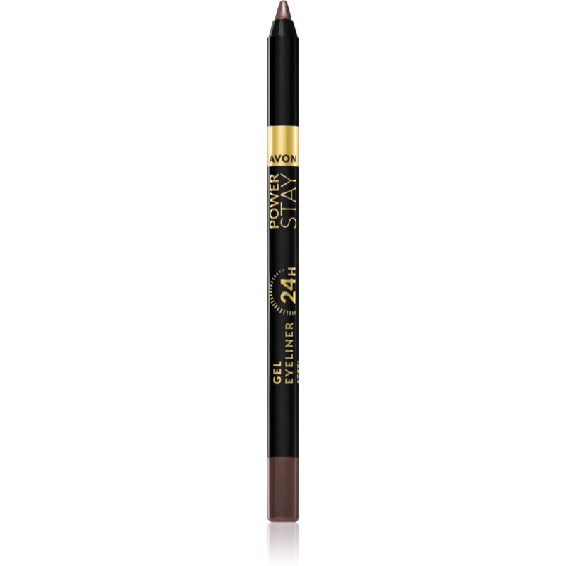 Avon Power Stay 24h géles szemhéjceruza árnyalat Chocolate Brown 1,2 g