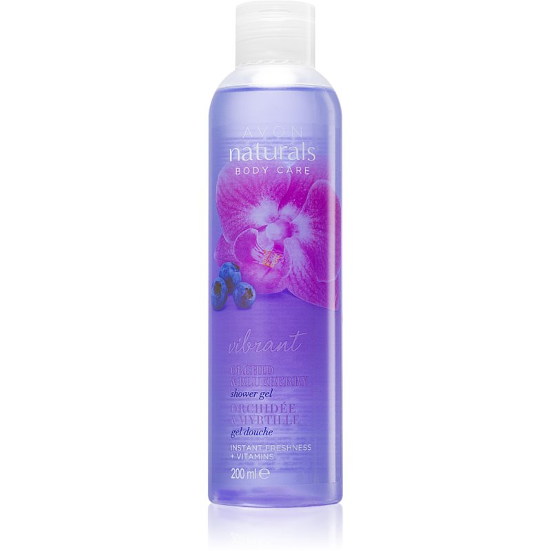 

Avon Naturals Body гель для душу з орхідеєю та чорницею