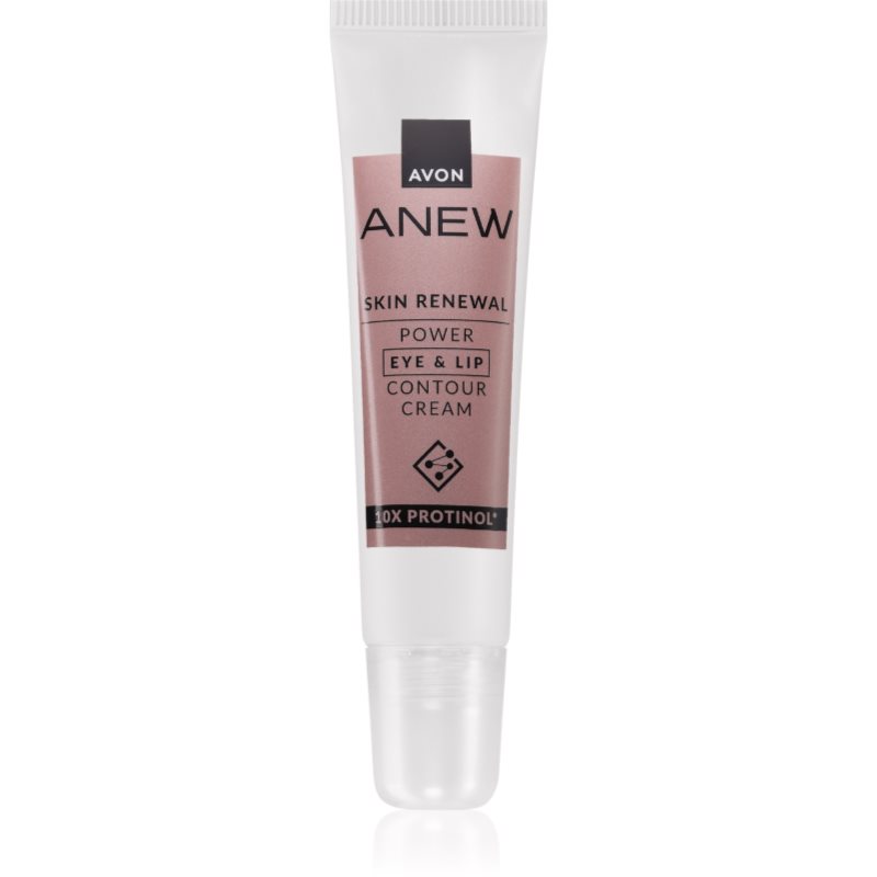 Avon Anew Skin Renewal aufhellende Crem Für Lippen und Augenumgebung 15 ml