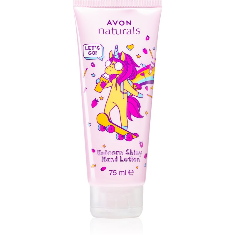 Avon Unicorn Fantasy trblietavý krém s vôňou jahôd 75 ml