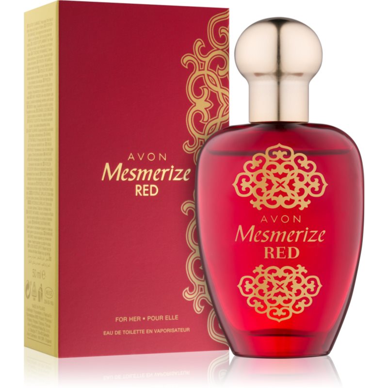 Red avon. Avon Mesmerize Red for her. Туалетная вода Avon Mesmerize. Эйвон духи ред. Красные духи эйвон.