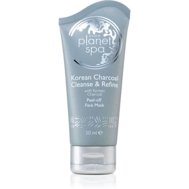 Avon Planet Spa Korean Charcoal Cleanse & Refine Peel-off ansiktsmask med aktivt kol 50 ml female