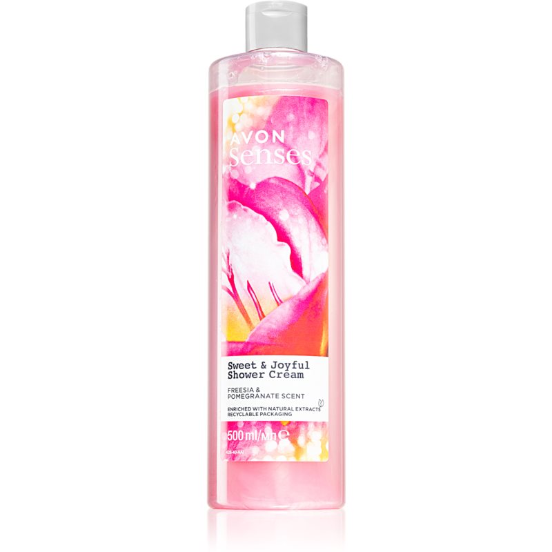 E-shop Avon Senses Sweet & Joyful hydratační sprchový gel 500 ml