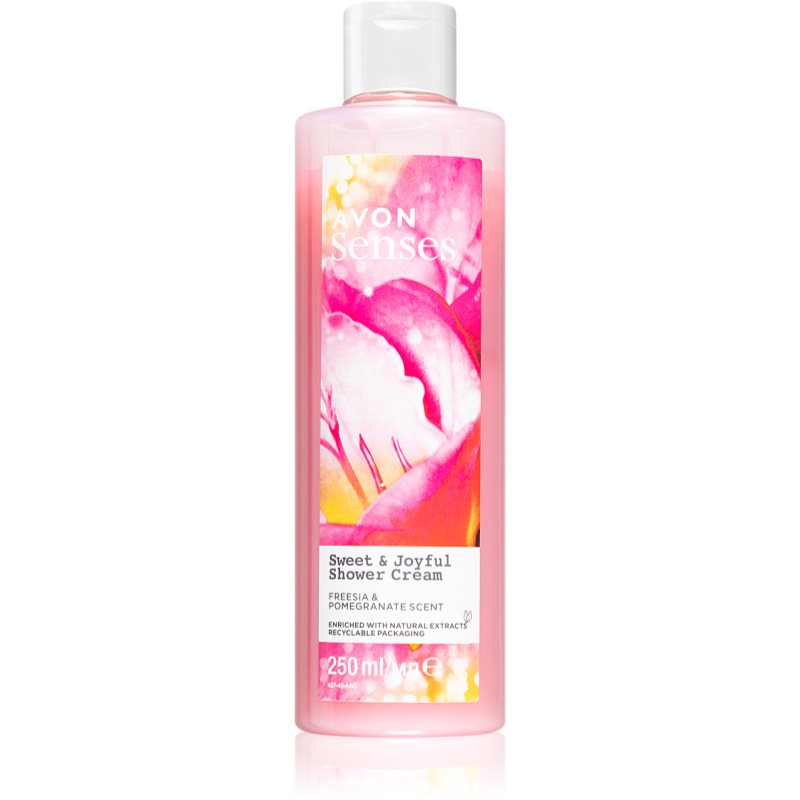 Avon Senses Sweet & Joyful hydratačný sprchový gél 250 ml