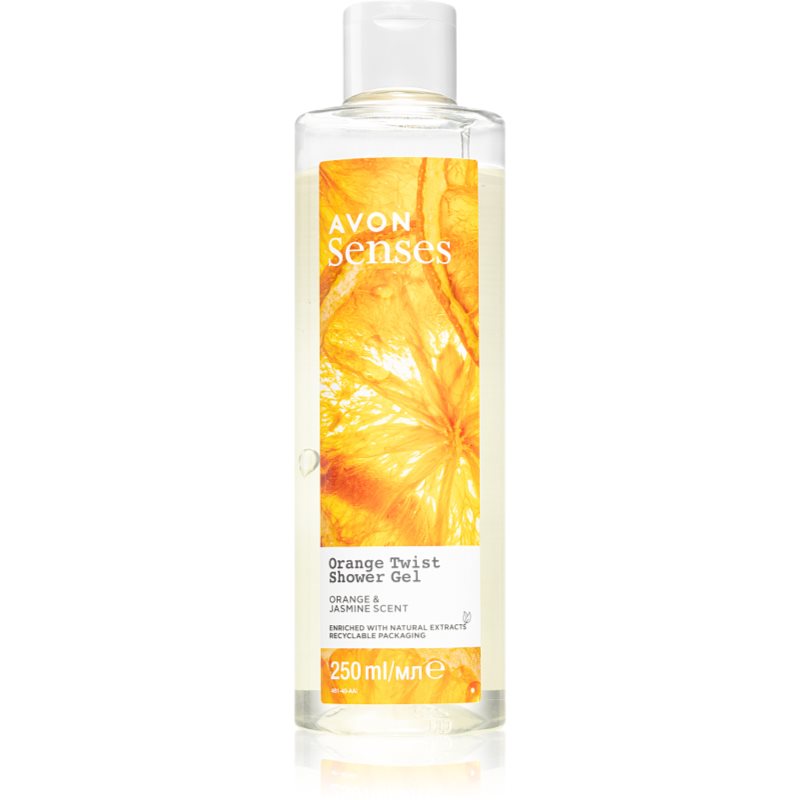 Avon Senses Orange Twist osvježavajući gel za tuširanje 250 ml