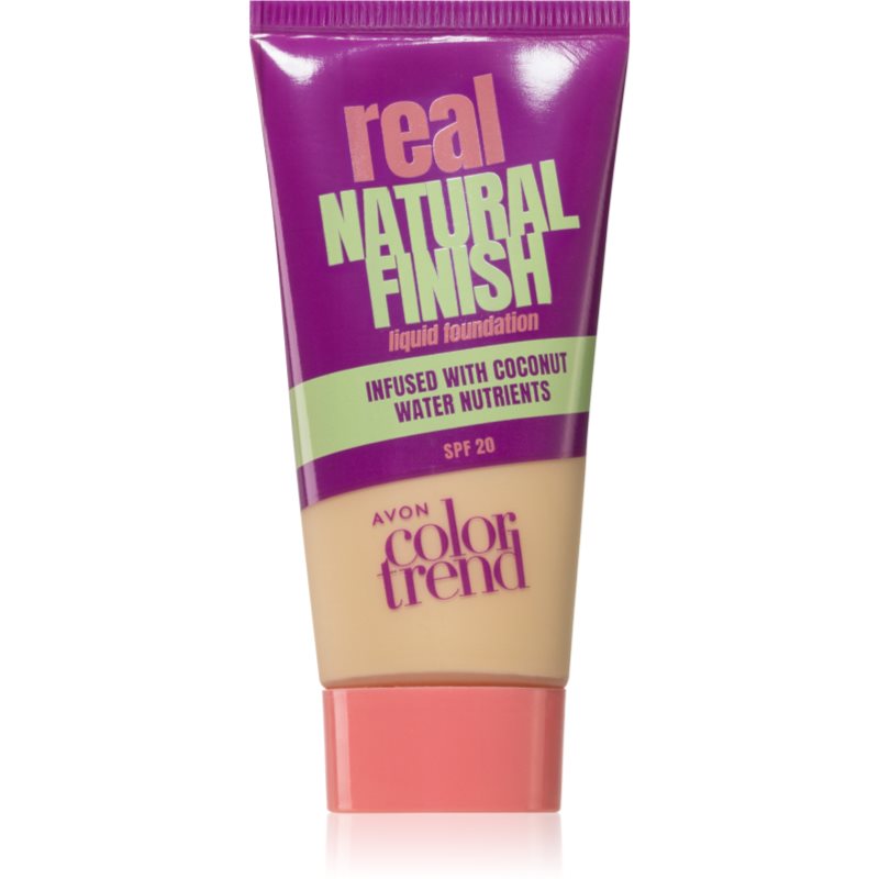 E-shop Avon ColorTrend Real Natural Finish lehký matující make-up SPF 20 odstín Ivory 30 ml