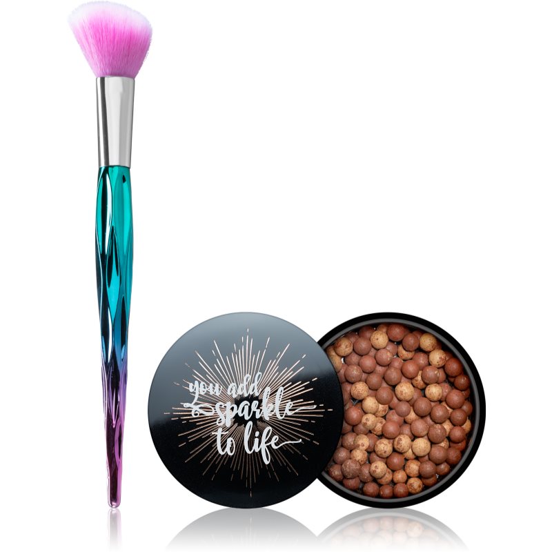 

Avon True Colour You Add Sparkle To Life тонуюча пудра в кульках зі щіточкою відтінок Bronzing Warm