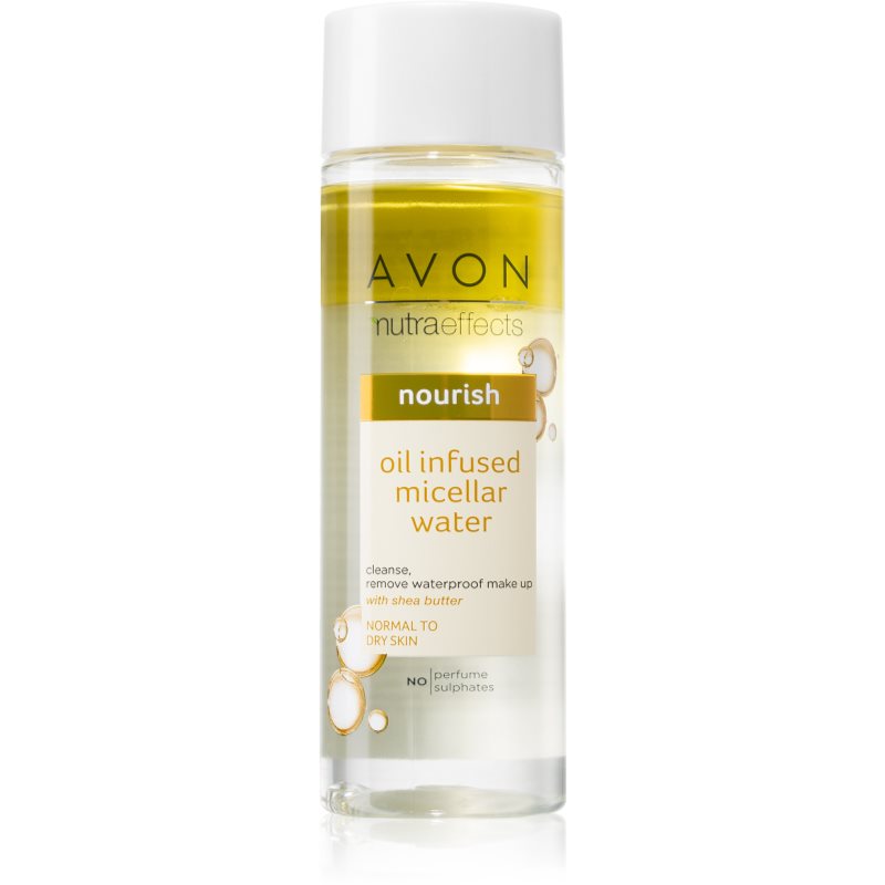 E-shop Avon Nutra Effects Nourish dvoufázová micelární voda pro normální až suchou pleť 200 ml