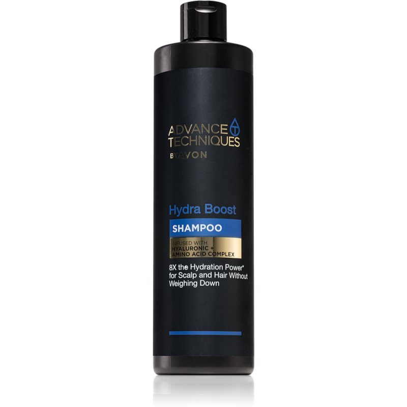Avon Advance Techniques Hydra Boost hydratačný šampón pre vlasy bez vitality 400 ml