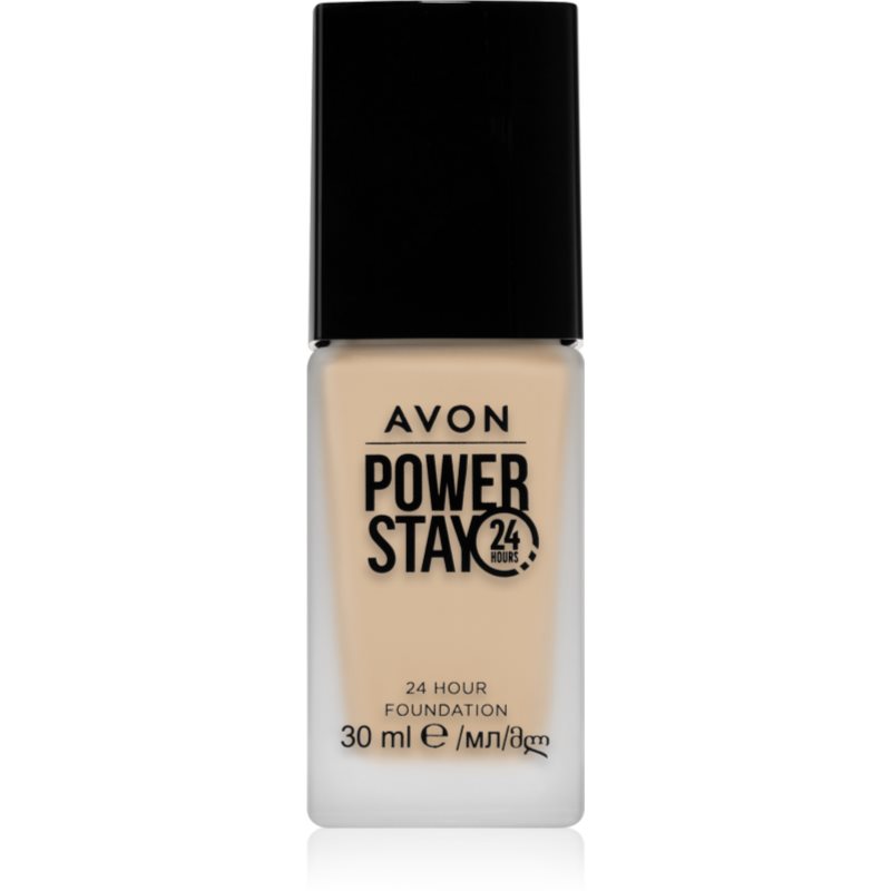 E-shop Avon Power Stay 24h dlouhotrvající make-up s matným efektem odstín 125 G Warm Ivory 30 ml