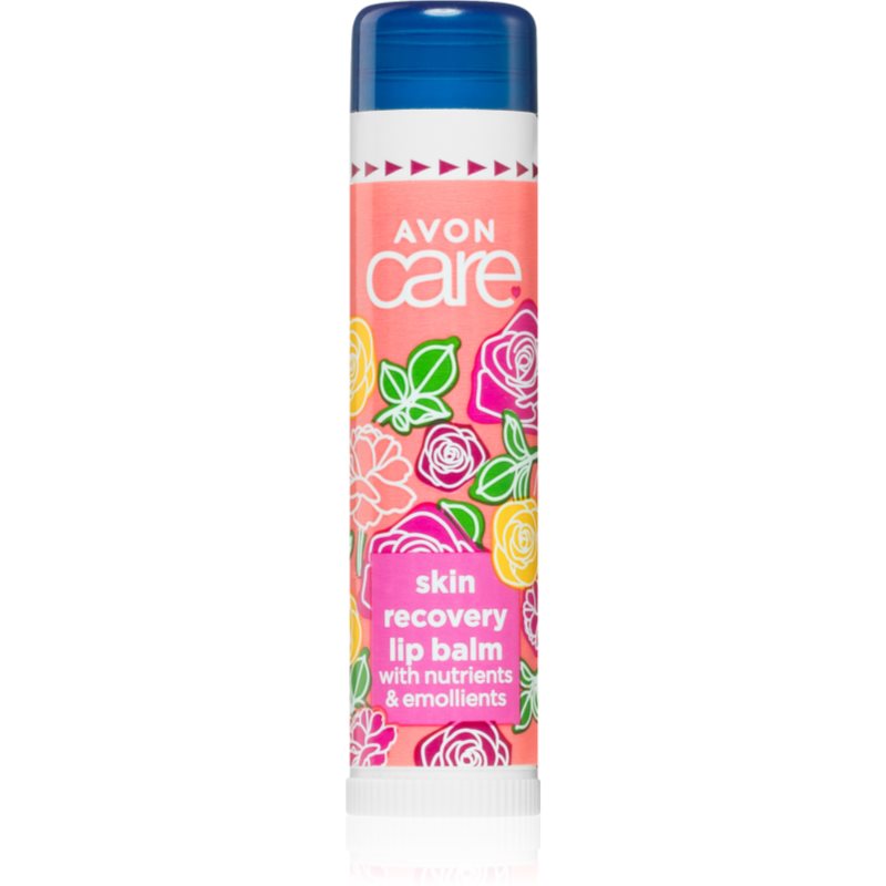 Avon Care Limited Edition vyživujúci a hydratačný balzam na pery s ružovou vodou 4,5 g