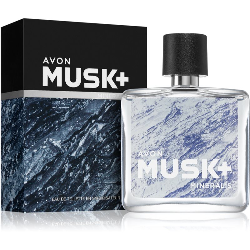 Avon Musk+ Mineralis туалетна вода для чоловіків 75 мл