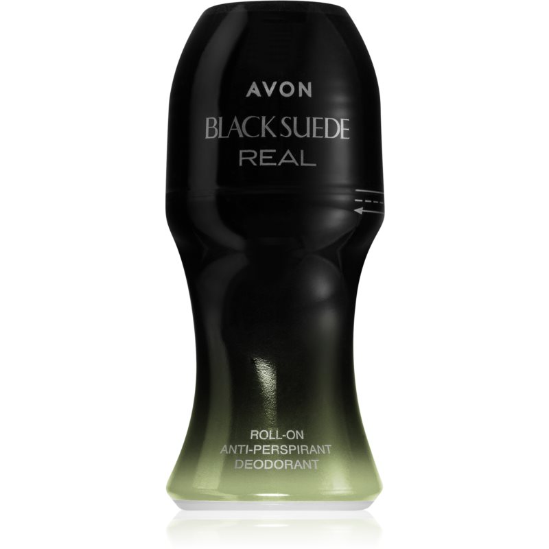 Avon Black Suede Real dezodorant roll-on za moške 50 ml