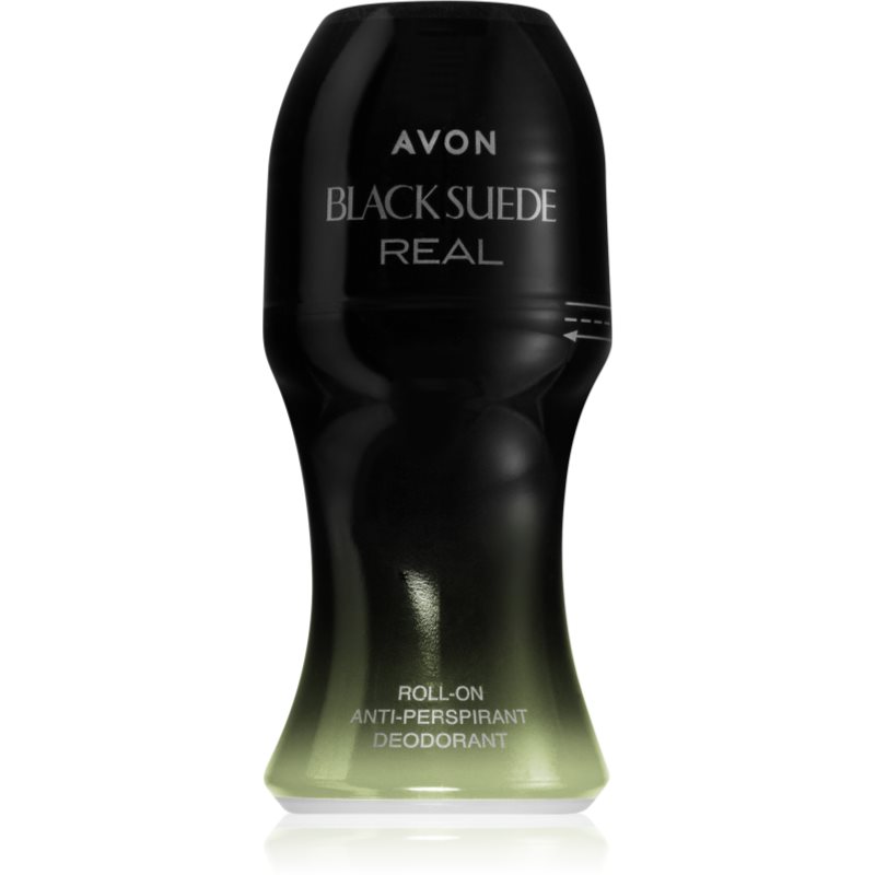 Avon Black Suede Real дезодорант кульковий для чоловіків 50 мл
