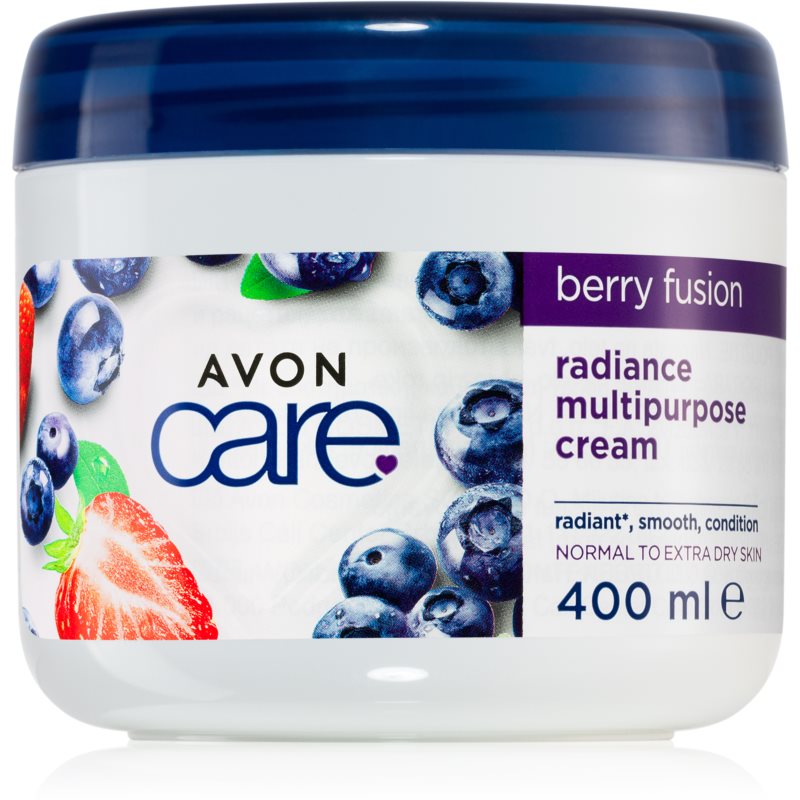 Avon Care Berry Fusion Brightening Cream For Face And Body 400 Ml