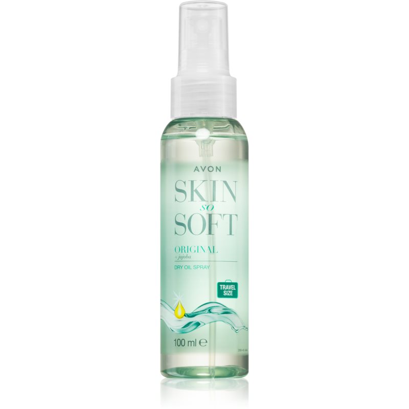 Avon Skin So Soft jojobový olej v spreji Travel Size 100 ml