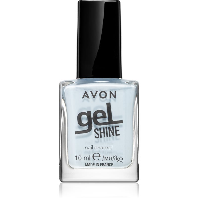 Avon Gel Shine lak na nechty s gélovým efektom odtieň Blue Screen 10 ml