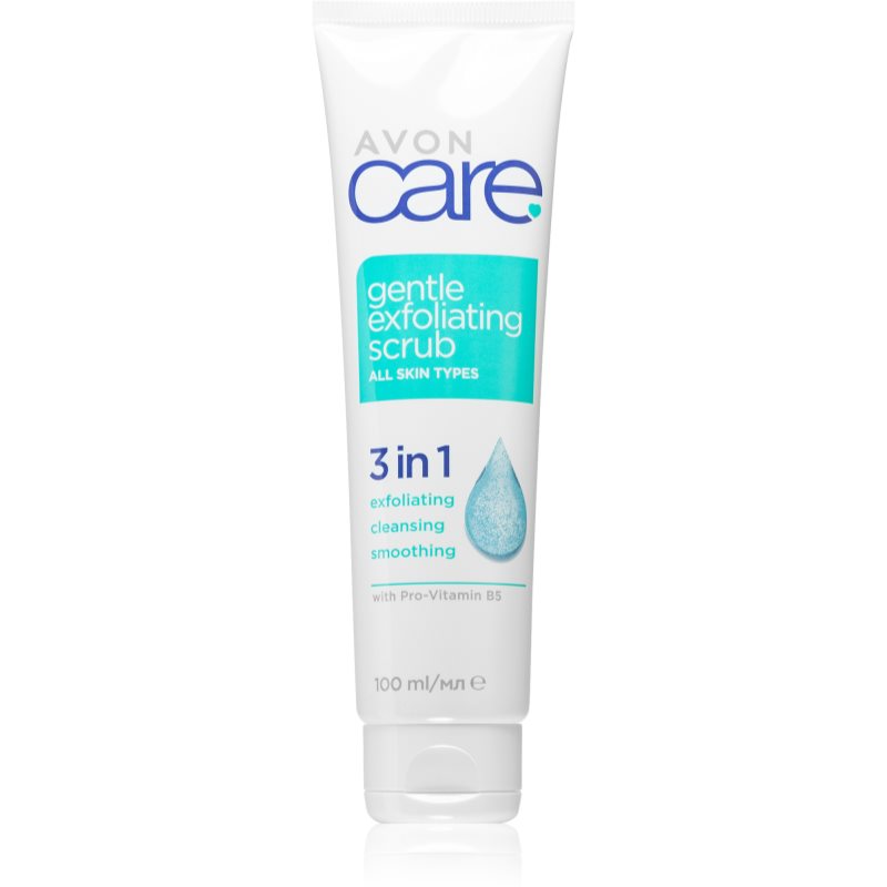 Avon Care 3 In 1 делікатний пілінг для шкіри для всіх типів шкіри навіть чутливої 100 мл