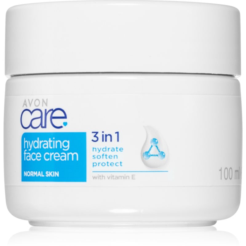 Avon Care 3 in 1 feuchtigkeitsspendende Gesichtscreme für Normalhaut 100 ml
