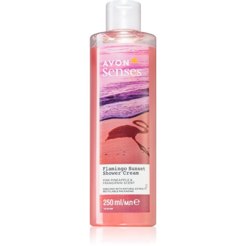 Avon Senses Flamingo Sunset relaxačný sprchový krém 250 ml