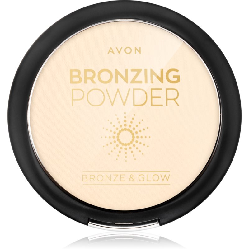 Avon Bronze & Glow компактна пудра-бронзантор відтінок Golden Bronze 13,5 гр