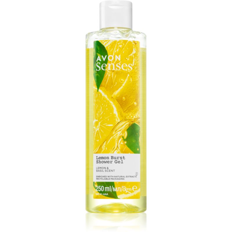 Avon Senses Lemon Burst erfrischendes Duschgel 250 ml