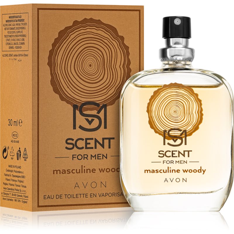 Avon Scent For Men Masculine Woody туалетна вода для чоловіків 30 мл