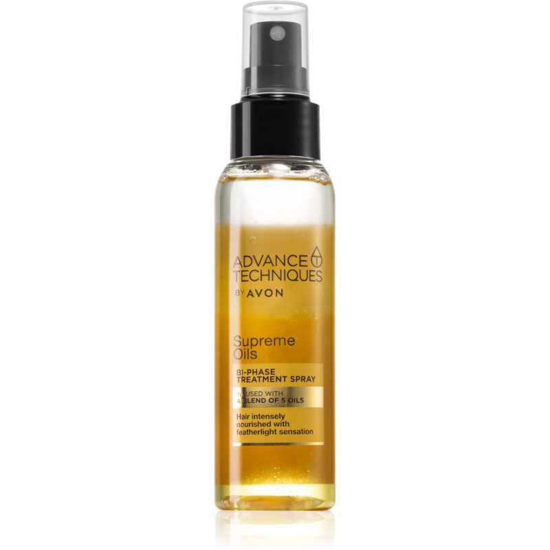 Avon Advance Techniques Supreme Oils dvejopo poveikio serumas plaukams 100 ml