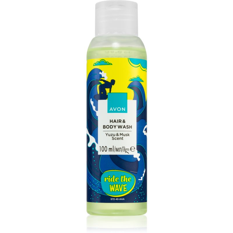 Avon Travel Kit Ride The Wave sprchový gél a šampón 2 v 1 100 ml