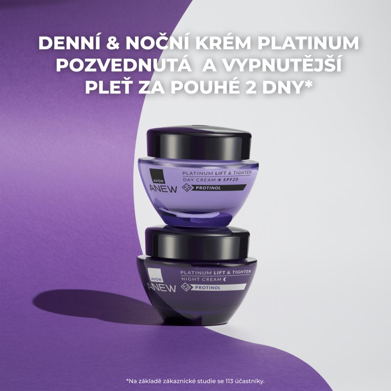 Avon Anew Platinum denní liftingový krém SPF 20 50 ml (obrázek 4)