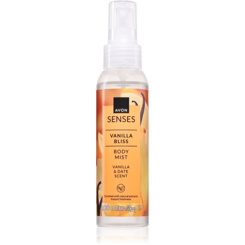 Avon Senses Vanilla Bliss telový sprej pre ženy 100 ml