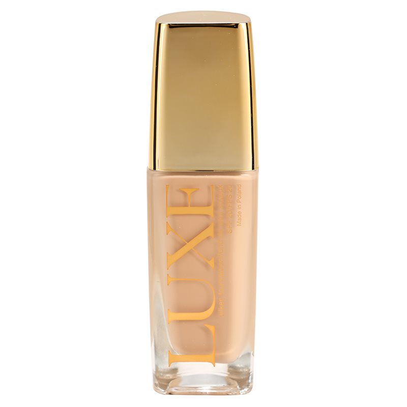 Avon Luxe Makeup tekutý make-up SPF 20 odstín Beige Linen 30 ml