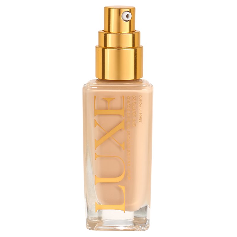 Avon Luxe Makeup tekutý make-up SPF 20 odstín Beige Linen 30 ml