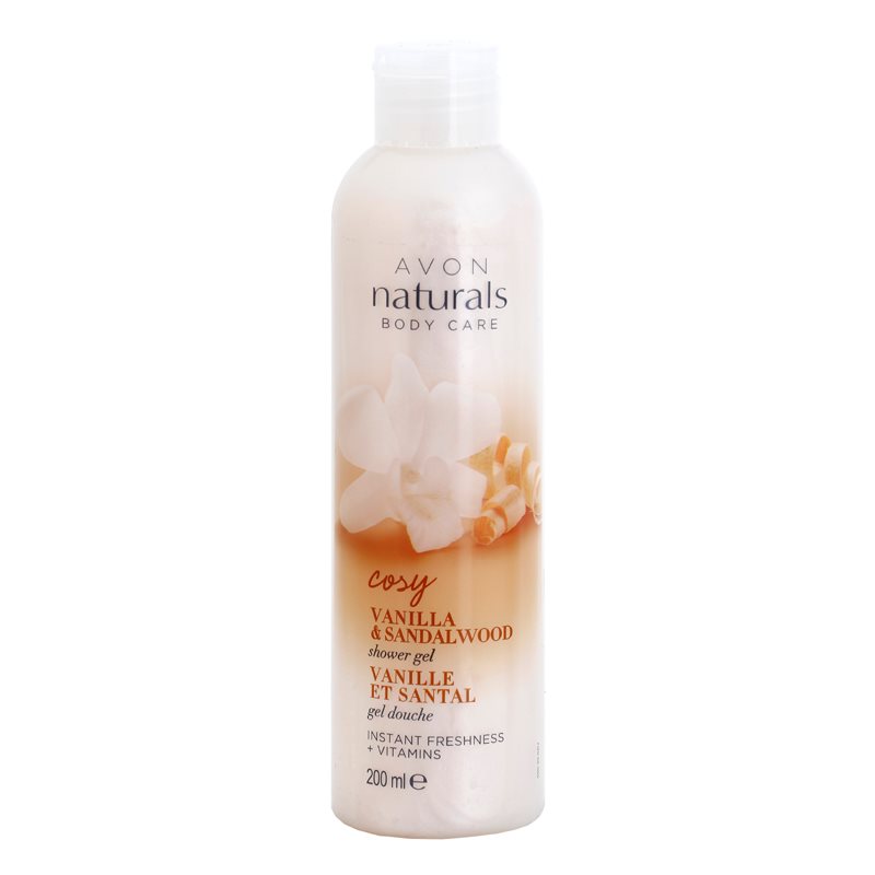 

Avon Naturals Care освіжаючий гель для душа з ваніллю і сандаловим деревом